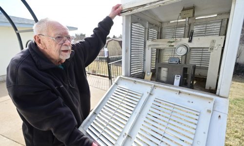 ‘It’s boring if nothing exciting happens.’ North St. Paul volunteer meteorologist revels in bad weather.