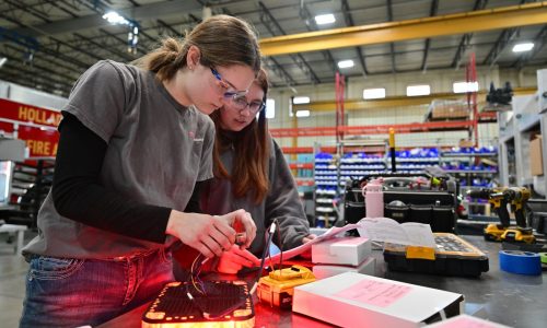 ‘Hey, we built that!’ Forest Lake high school students get paid work experience through Career Launch class