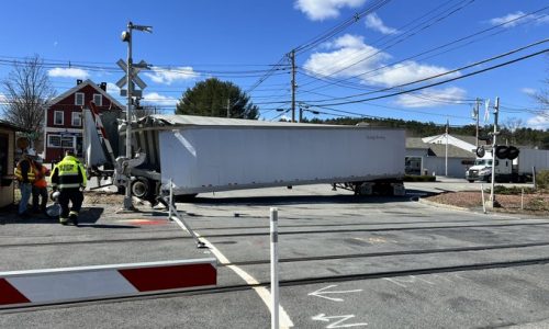 MBTA Commuter Rail train collides with tractor trailer, truck sustains ‘heavy damage’