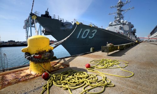 USS Truxtun stops in Boston for weekend visit
