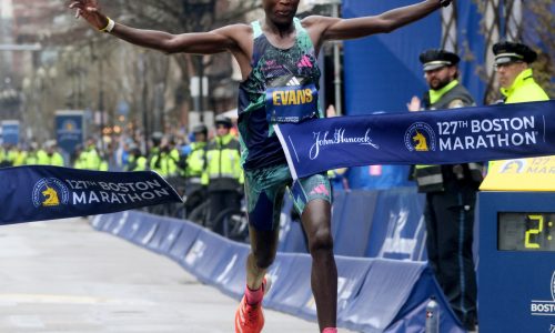 Evans Chebet looks to three-peat in the 128th Boston Marathon