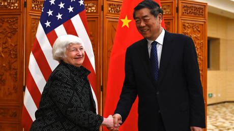 Washington accuses Beijing of flooding world with cheap goods