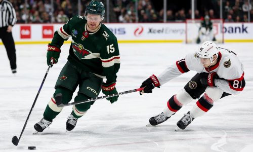After scoring first goal on Tuesday, Wild wing Mason Shaw vows to keep fighting
