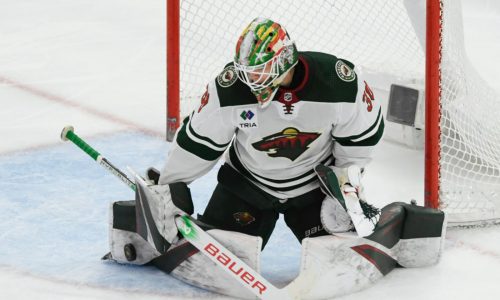 Wild’s plan to boost Jesper Wallstedt’s confidence was a success