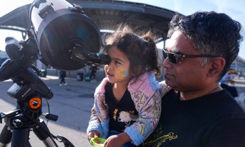 Huge crowds await a total solar eclipse in North America. Clouds may spoil the view