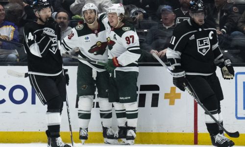 Wild get big effort in 3-1 victory at Los Angeles