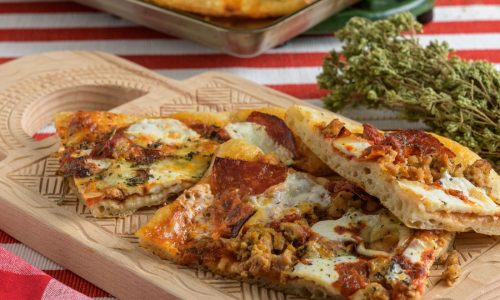 Mary Ann Esposito’s Sheet Pan Pizza