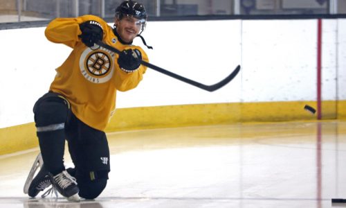 Bruins notebook: Jakub Lauko puts experience to work