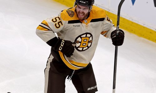Bruins notebook: Justin Brazeau out “week-to-week”