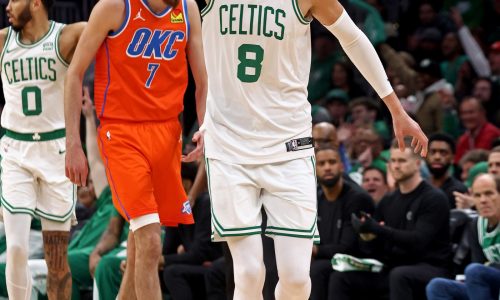 Celtics clinch No. 1 seed in NBA with dominant victory over shorthanded Thunder