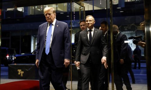 Poland’s president becomes the latest leader to visit Donald Trump as allies eye a possible return