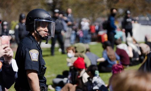 100 protesters detained as Northeastern Police break up Israel-Hamas war protest