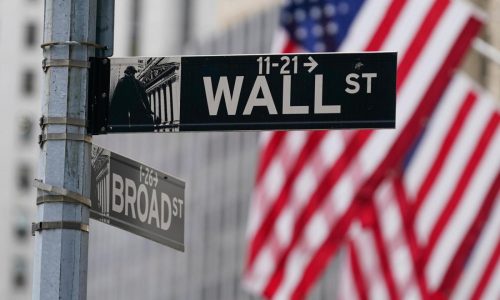 Ticker: Wall Street holds steadier after last week’s sharp swerves