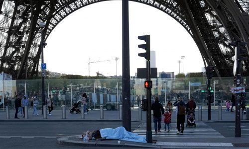 French police evict hundreds from abandoned Paris warehouse ahead of Olympics