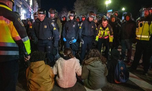 Emerson College protest arrests divides along law-and-order lines