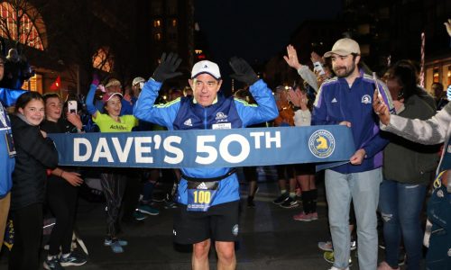 After 36 years of Boston Marathons at night, race director Dave McGillivray will join his kids during the day