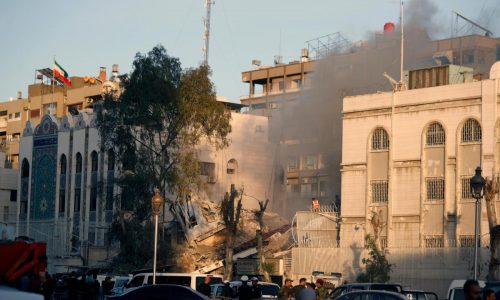 Syria says an Israeli airstrike has destroyed Iran’s consulate building in Damascus, with deaths