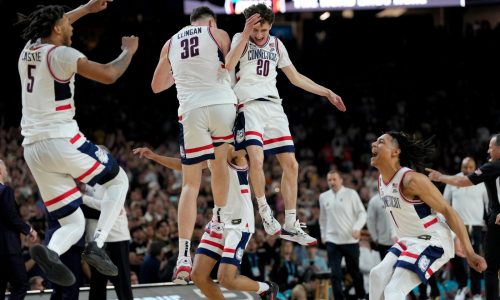 UConn repeats as national champions, defeats Purdue, 75-60