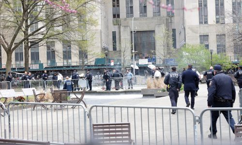 Florida man lights self on fire outside Trump trial courthouse in NYC