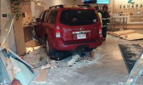 Massachusetts woman crashes SUV into pot shop, injuries reported