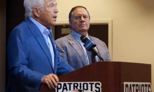 ESPN reports Robert Kraft warned Falcons about hiring Bill Belichick; Patriots deny any disparagement