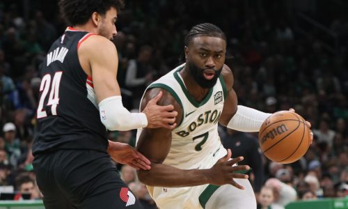 Jaylen Brown hits career milestone as Celtics handle Blazers for fifth straight win