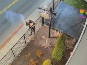 Salem’s Satanic Temple pipe bomb arrest: Man accused of throwing explosive onto porch