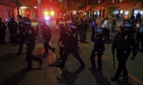 Protesters in custody after Columbia University calls in police to end pro-Palestinian occupation