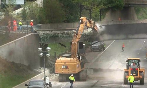 Ticker: Workers begin removing I-95 overpass scorched in Connecticut fuel truck inferno [+video]