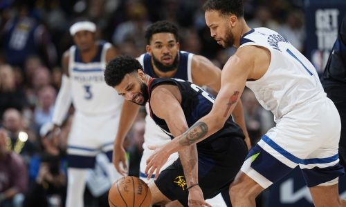 ‘Inexcusable and dangerous’: Denver guard Jamal Murray threw a heat pack onto the court during Timberwolves’ game