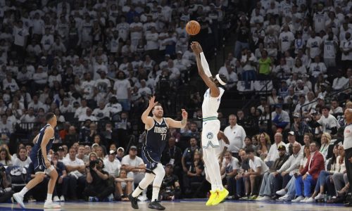 Doncic carries Dallas past the Wolves late to steal Game 1 in Minnesota