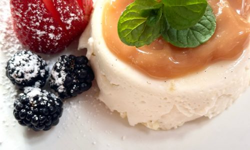 Mary Ann Esposito’s luscious panna cotta