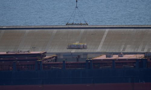 Ship loaded with aid heads for US-built Gaza pier, but it’s unclear when or how it will be delivered