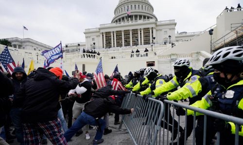 One man was a Capitol Police officer. The other rioted on Jan. 6. They’re both running for Congress