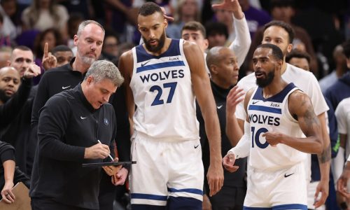 Timberwolves prepare for Nuggets without Chris Finch, who had successful surgery Wednesday