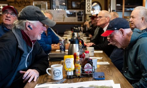 The ‘Breakfast Boyz’ have met at Keys Café in Roseville every Thursday for 30 years