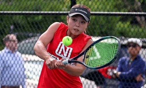 Focused North Quincy team blanks Archbishop Williams in girls tennis