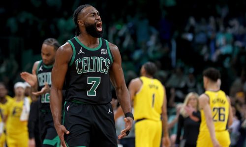 Jaylen Brown responds well in Celtics Game 2 win after All-NBA snub