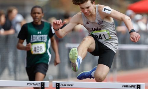 MSTCA Freshman Sophomore track: Lincoln-Sudbury’s Nico Begic triples his fun