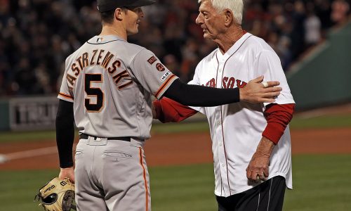 Mike Yastrzemski, grandson of Red Sox royalty, returns to Fenway Park in much different place