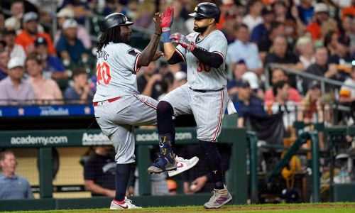 Trevor Larnach homers to back up a strong start by Pablo López as Twins beat Astros 6-1