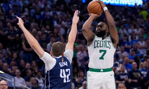 Jaylen Brown, Celtics survive 106-99 scare in Game 3, seize 3-0 NBA Finals lead