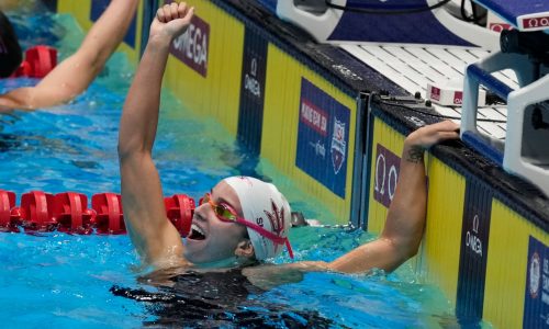Lakeville’s Regan Smith sets a world record in the 100 backstroke at the U.S. Olympic trials