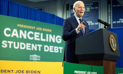 Americans are split on Biden’s student loan work, even those with debt, an AP-NORC poll finds