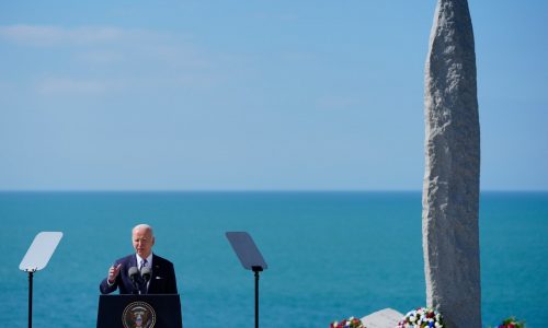 Lucas: Biden steps up in speech at historic WWII site