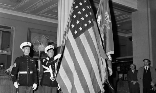 Throwback Thursday: Raising an iconic American flag