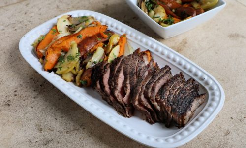 Coffee-rubbed steaks perfect dinner for two