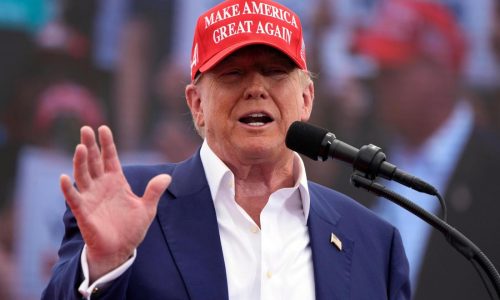 Trump returns to Capitol Hill and whips up Republican lawmakers, a first meeting since Jan. 6 attack