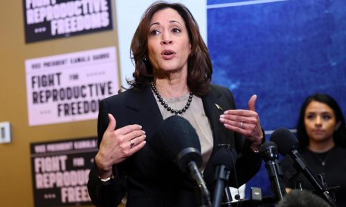 ‘Everything is at stake’ for reproductive rights in 2024, Harris says as Biden-Trump debate nears