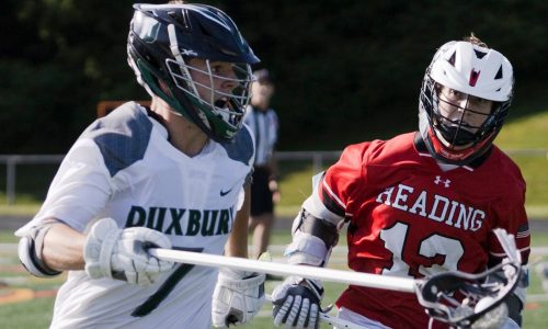 Duxbury gains measure of revenge, ousts Reading, 8-5